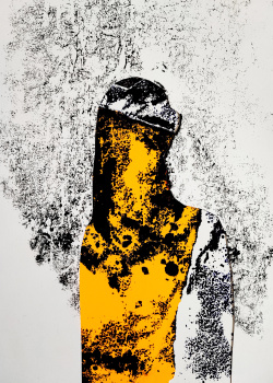 female, 21x30cm, collage, 2023